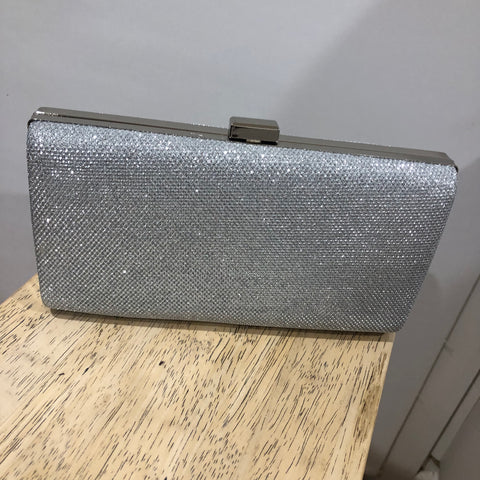 GLAMOUR ~ Silver Lurex Clutch