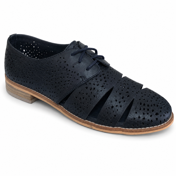 Django & Juliette Abra Leather ~ Navy