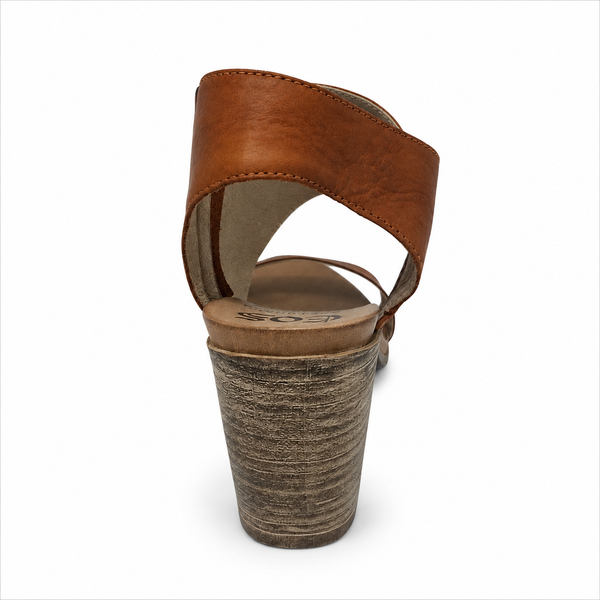 EOS Stari W Tan Leather Heel