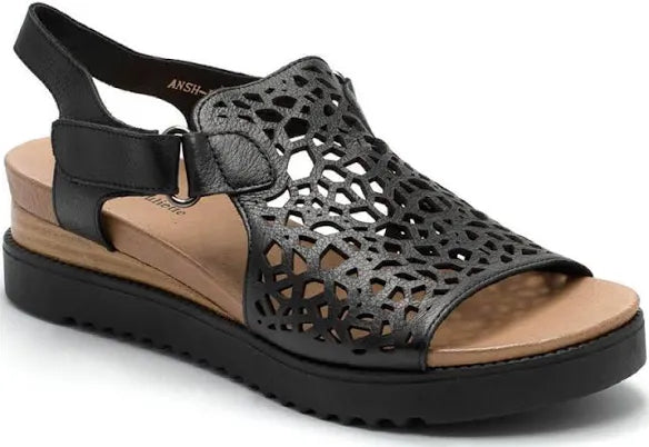 Django & Juliette Ansh ~ Black ~ Tan ~ Almond ~ Leather