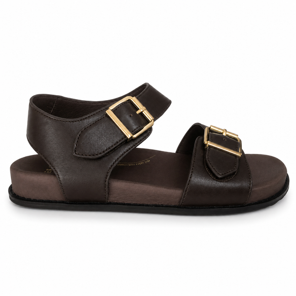 Ziera Hastice 5 Colours ~ Black ~ Tan ~ Latte ~ Navy ~ Chocolate Brown ~ Leather Sandal