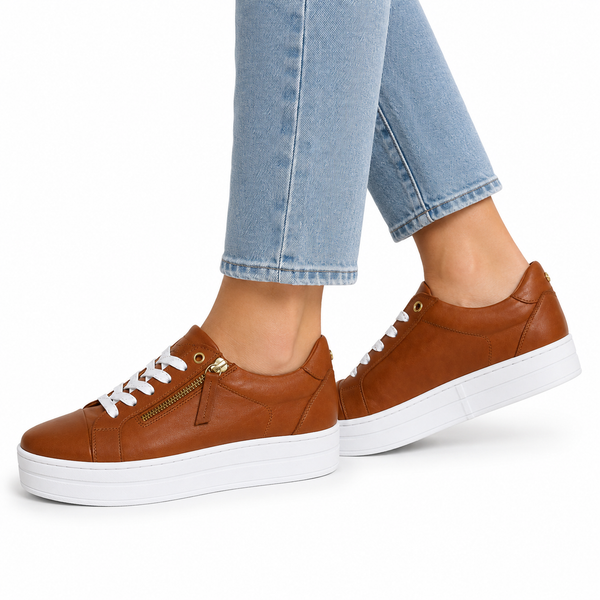 Sala Abbey Tan Coconut Sneaker