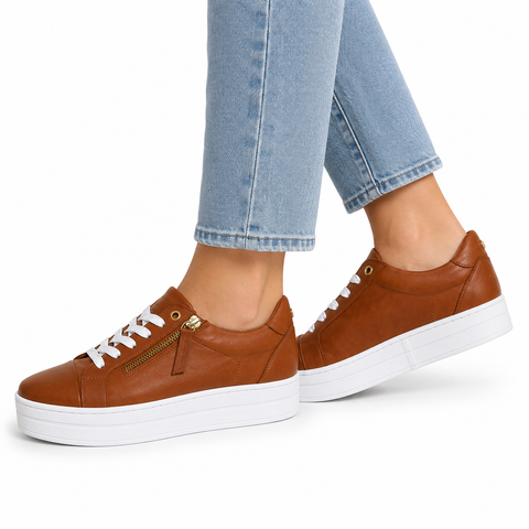 Sala Abbey Tan Coconut Sneaker
