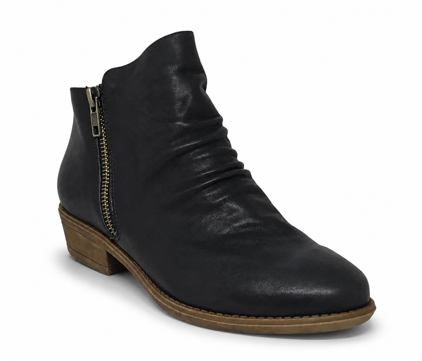 Django & Juliette Rankin Leather Boot ~ Cognac ~ Navy ~ Grey ~ Black