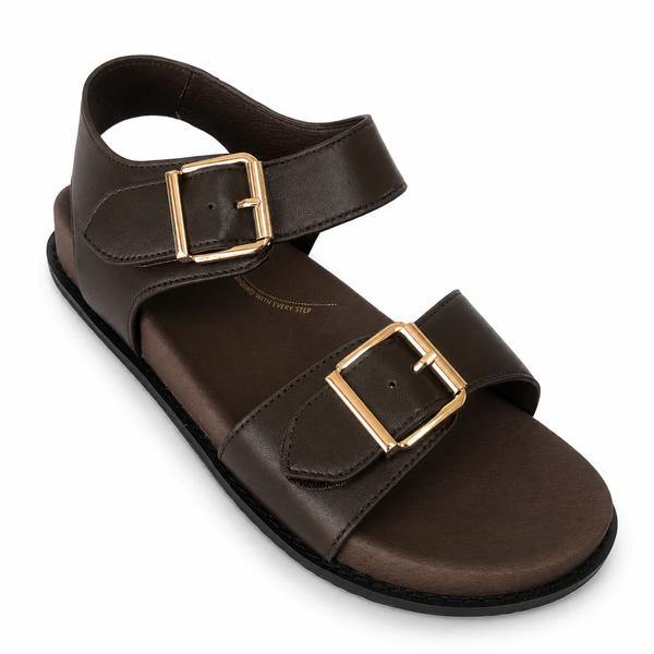 Ziera Hastice 5 Colours ~ Black ~ Tan ~ Latte ~ Navy ~ Chocolate Brown ~ Leather Sandal