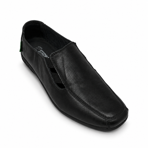 Stegmann Hendo Black Leather Slip on