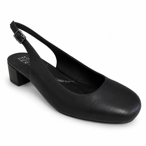 Ziera ~ Tulia ~ Black ~ Leather