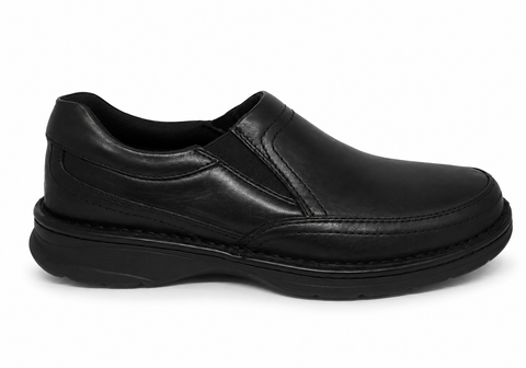Slatters Accord Comfort Walker Black Leather