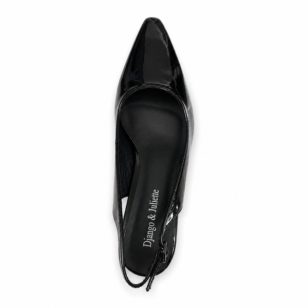 Django & Juliette Kordale 2 Colours ~ Patent Black ~ Patent Ivory