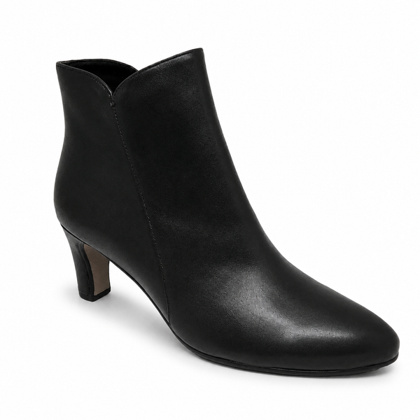 Django & Juliette Tomie Leather Boot ~ Black ~ Nude