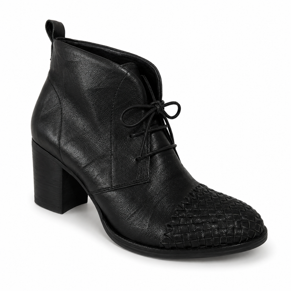 Silent D Waldo Black Shrunken Leather by Django & Juliette