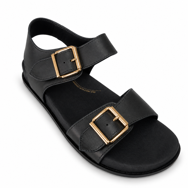 Ziera Hastice 5 Colours ~ Black ~ Tan ~ Latte ~ Navy ~ Chocolate Brown ~ Leather Sandal