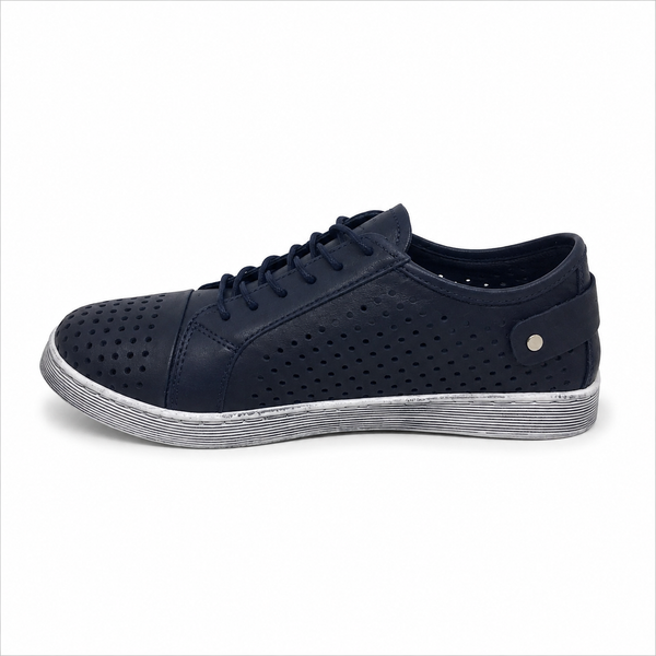 Cabello EG17 Leather Sneaker - BEST SELLER ~ Black ~ Tan ~ Taupe ~ Peach ~ Grey ~ White ~ Navy