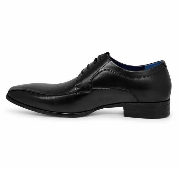 Wild Rhino Albany Black Leather Shoe