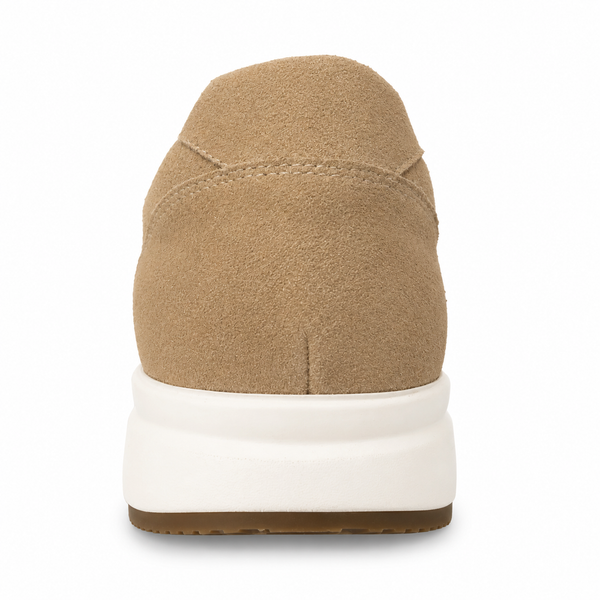 CBD Zippy Zippered Sneaker ~ Sand Suede