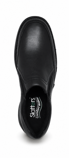 Slatters Accord Comfort Walker Black Leather