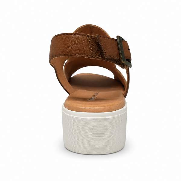 Django & Juliette Madis 2 Colours Leather Sandal ~ Tan ~ Black