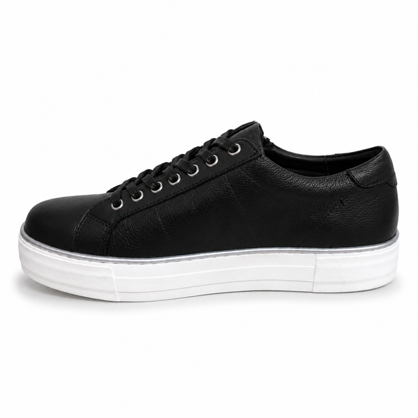 Django & Juliette Froggy ~ Navy ~ White ~ Vanilla ~ Black/White Sole ~ All Black ~ Leather