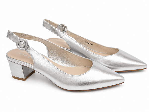 Top End Abigale 6 Colours ~ Pale Gold ~ Black ~ Tan ~ Silver Metallic ~ Navy Suede ~ Nude ~ Chocolate ~ White