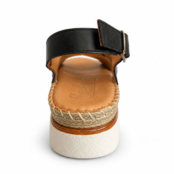 Sala Oamira ~ Coconut ~ Black ~ Leather