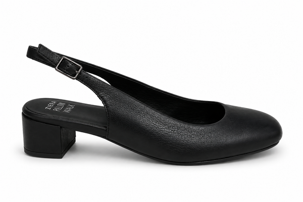 Ziera ~ Tulia ~ Black ~ Leather