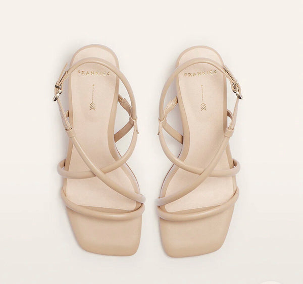 Frankie4 Lottie Sand Strappy Heel