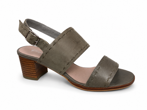 Gamins Zaba Olive Leather