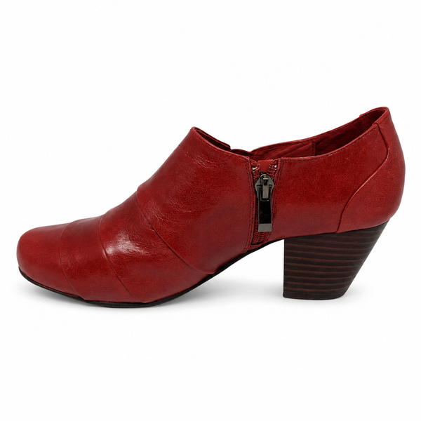 Miss M Darnelle ~ Red ~ Navy ~ Leather boot SALE LAST PAIRS