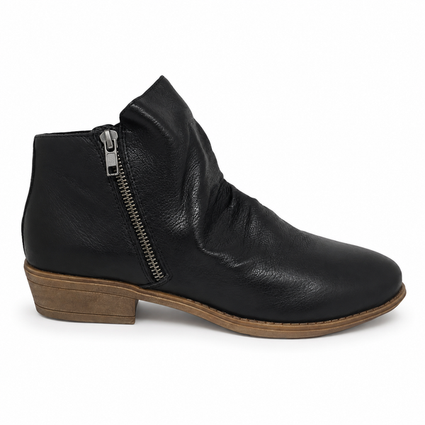 Django & Juliette Rankin Leather Boot ~ Cognac ~ Navy ~ Grey ~ Black