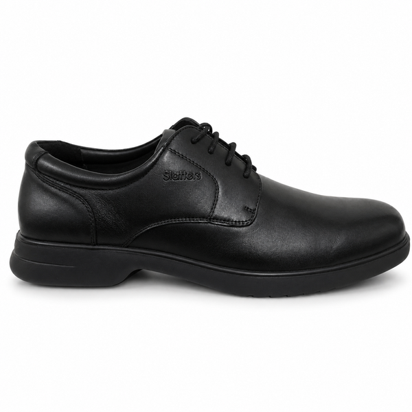 Mens Slatters Stanford ~ Black Leather