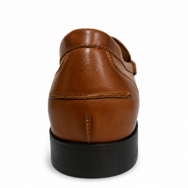 EOS Gana Penny Loafer Moccasin ~ 2 Colours ~ Black ~ Brandy ~ Leather