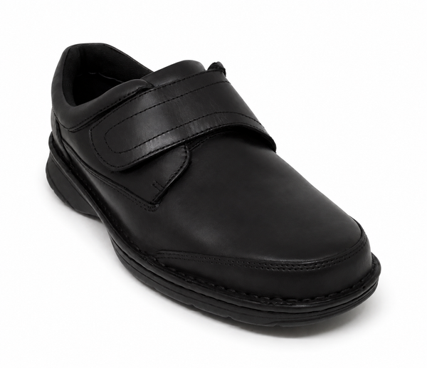 Slatters Access/ Axease Comfort Walker Black Leather
