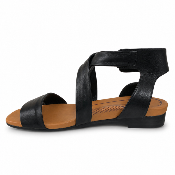 CBD Frazer 2 Colours ~ Black ~ Tan ~ Leather Sandal
