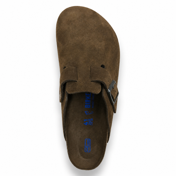 Birkenstock Boston Carafe Tonal Soft Footbed Suede Upper