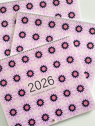 Rhicreative 2026 Calender