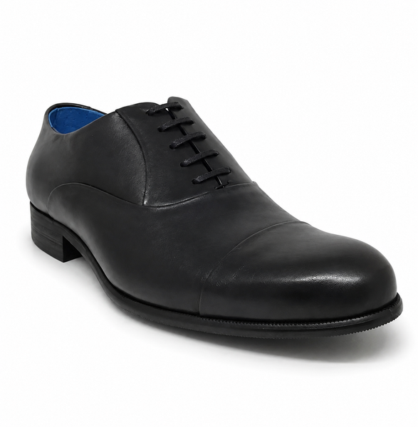 Wild Rhino Albert Black Leather Shoe