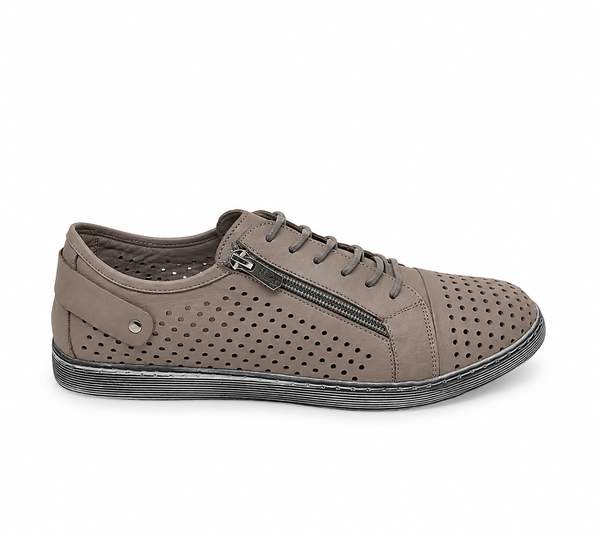 Cabello EG17 Leather Sneaker - BEST SELLER ~ Black ~ Tan ~ Taupe ~ Peach ~ Grey ~ White ~ Navy