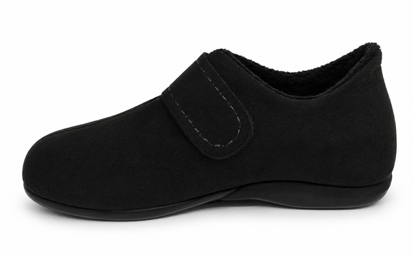 Ziera Snuggles Black Slipper