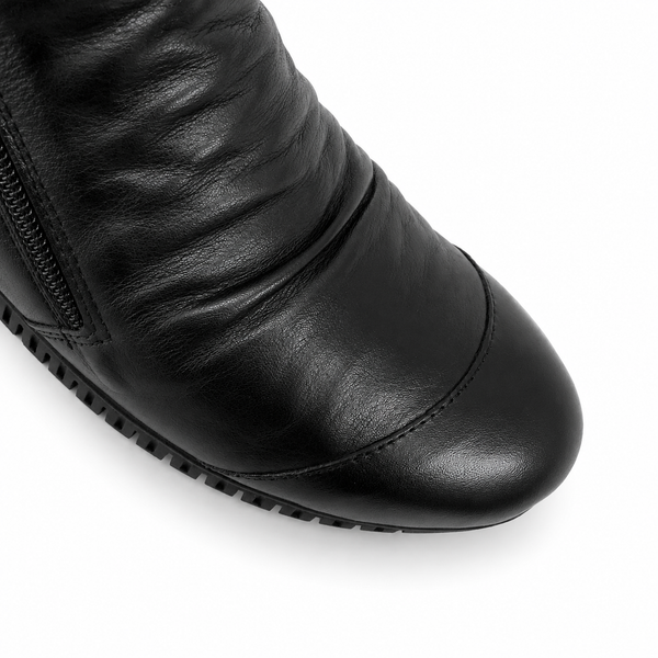 Sala Meteor Black Leather Boot
