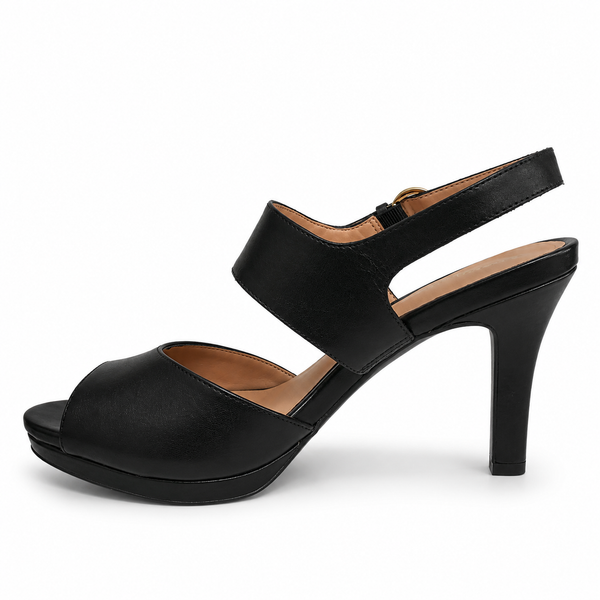 Naturalizer Nebula 2 Colours ~ Gold ~ Black ~ Leather Heel
