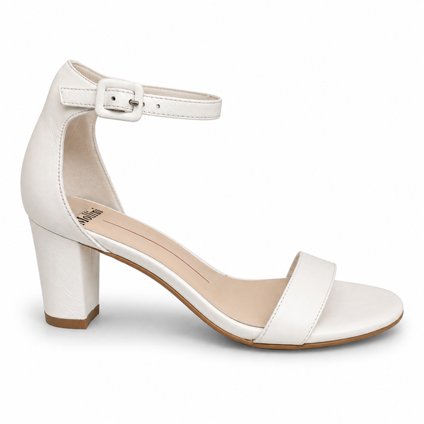 Mollini Gessie Heel ~ Nude ~ Tan ~ Black ~ White ~ Leather Heel