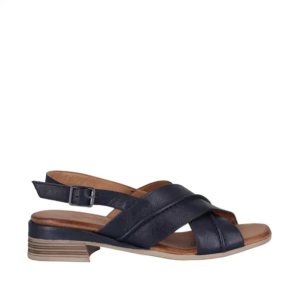 Cabello ~ Anya ~ Tan ~ Navy ~ Pewter ~ Leather