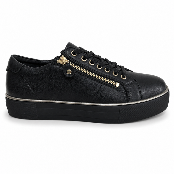 Django & Juliette Froggy ~ Navy ~ White ~ Vanilla ~ Black/White Sole ~ All Black ~ Leather