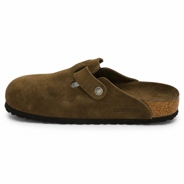 Birkenstock Boston Carafe Tonal Soft Footbed Suede Upper