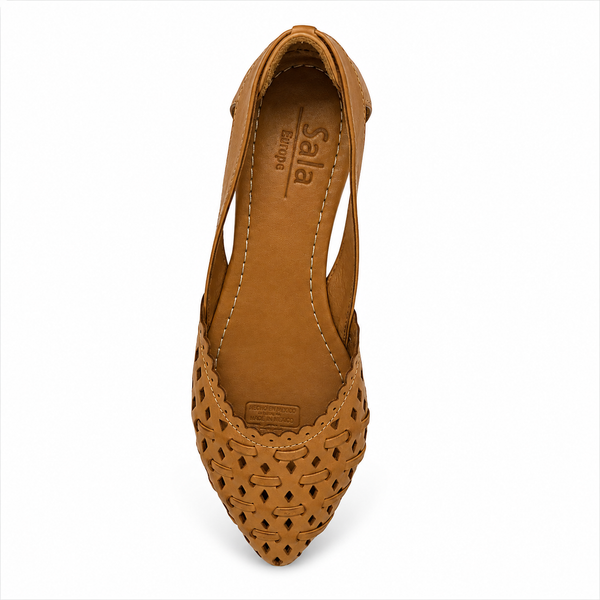 Sala Scarlet Tan Leather Sandal