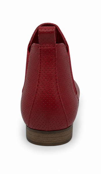 Django & Juliette Global Leather Ankle Boot ~ 4 Colours ~ Black ~ Grey ~ Cognac ~ Red