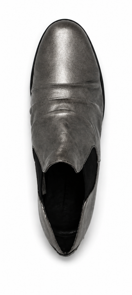 The Flexx Sluppiest ~ Black ~ Gunmetal ~ Leather Wedge