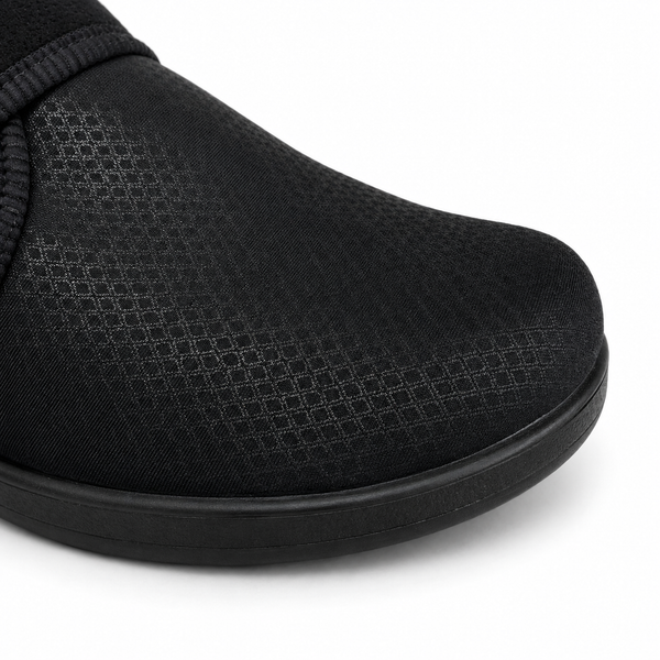 Fly Flot Black Velcro Slipper