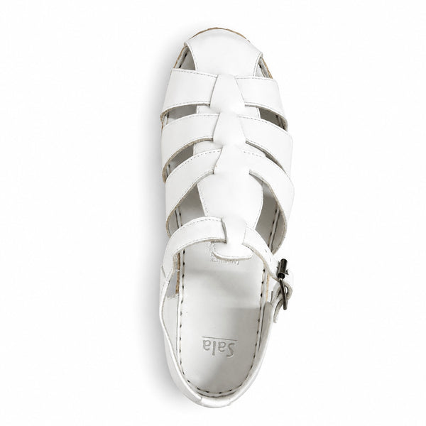 Sala Eddie Fisherman Sandal ~ Black ~ Taupe ~ White