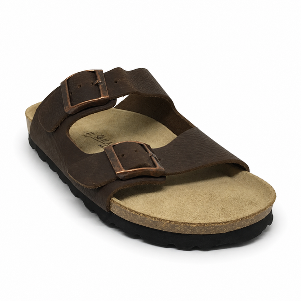 Klouds Silver Lining Hawaii Mens Sandal Coffee Leather